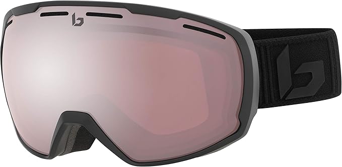 Bollé Laika Matte Black Corp/Vermillon Gun Small-Medium Ski Goggles Unisex