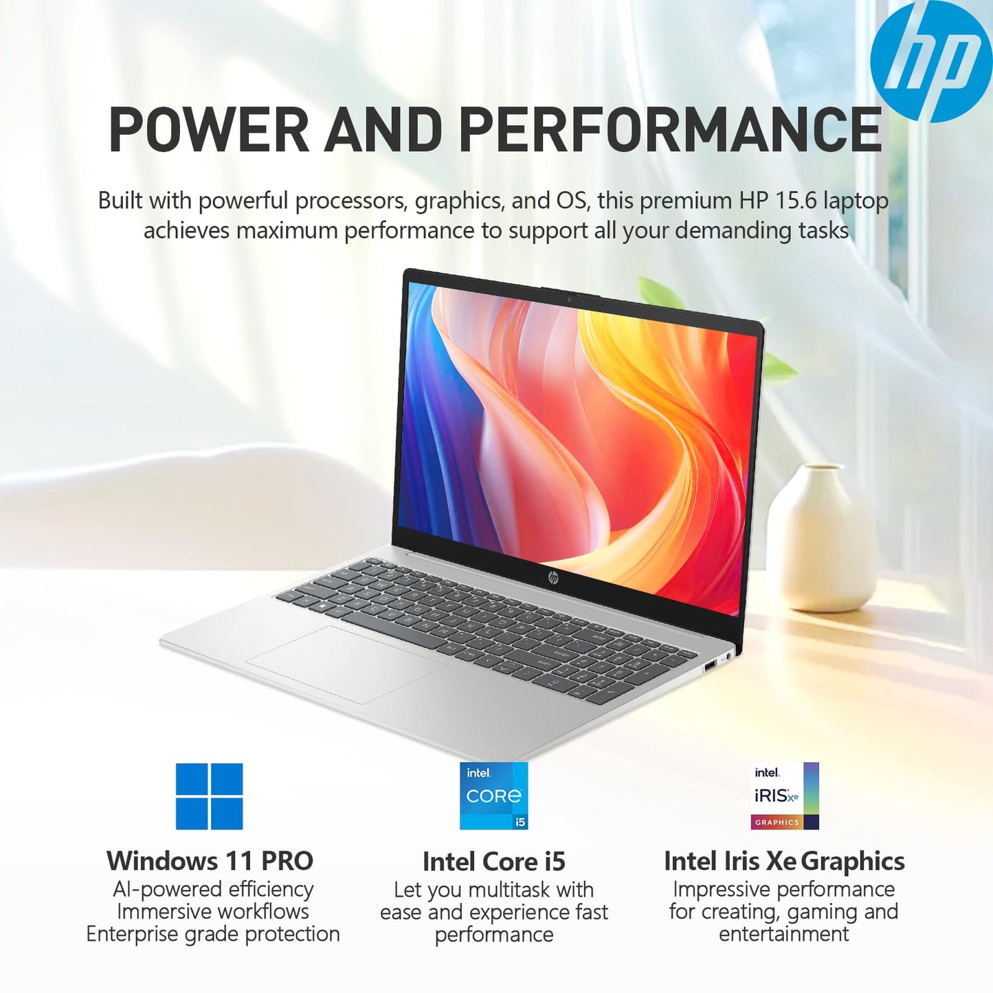 Hp 2025 15 Laptop Computer, 15.6 Fhd College Students Business Laptop, Intel Core I5 (10 Cores), 64Gb Ram 2Tb Ssd+512Gb Docking