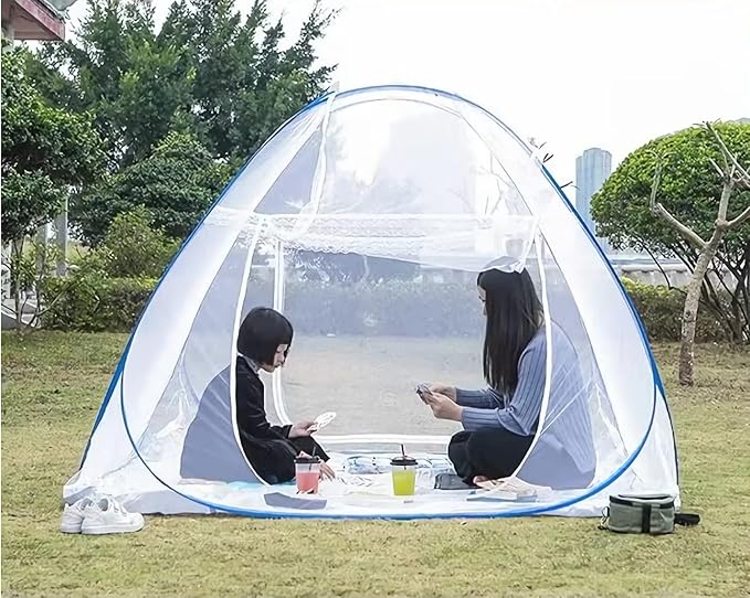 Mosquito Net for Bed, Pop Up Camping Mosquito Net Portable Travel Mosquito Net Tent, Folded Size 17 inch Double Entry Bed Canopy for King Queen Size Bed (Folded 17 Inch, 47"x75"x57")