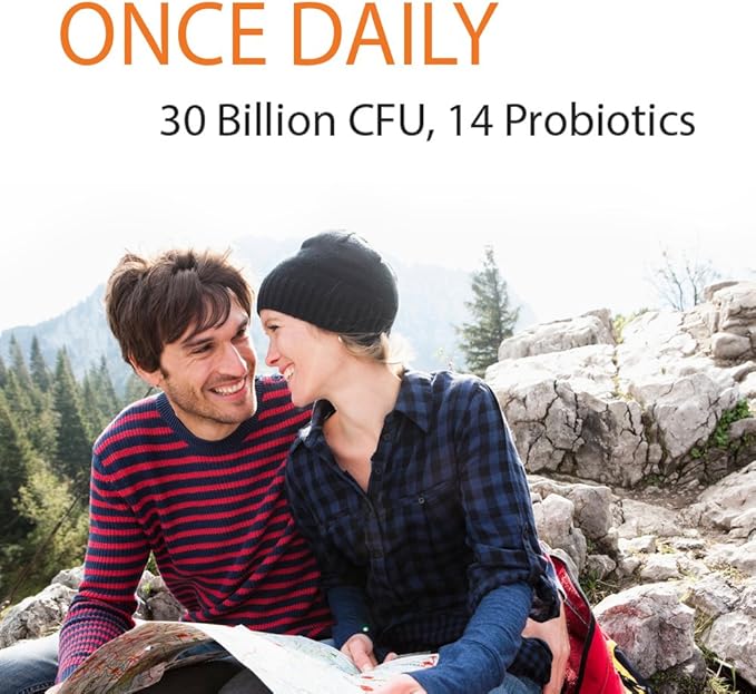 Garden of Life Dr. Formulated Probiotics Once Daily Acidophilus Probiotic with Daily Support for Digestive and Immune Health - Gluten Free, Dairy Free, Soy Free Probiotics 30 Ct Vegetarian Capsules