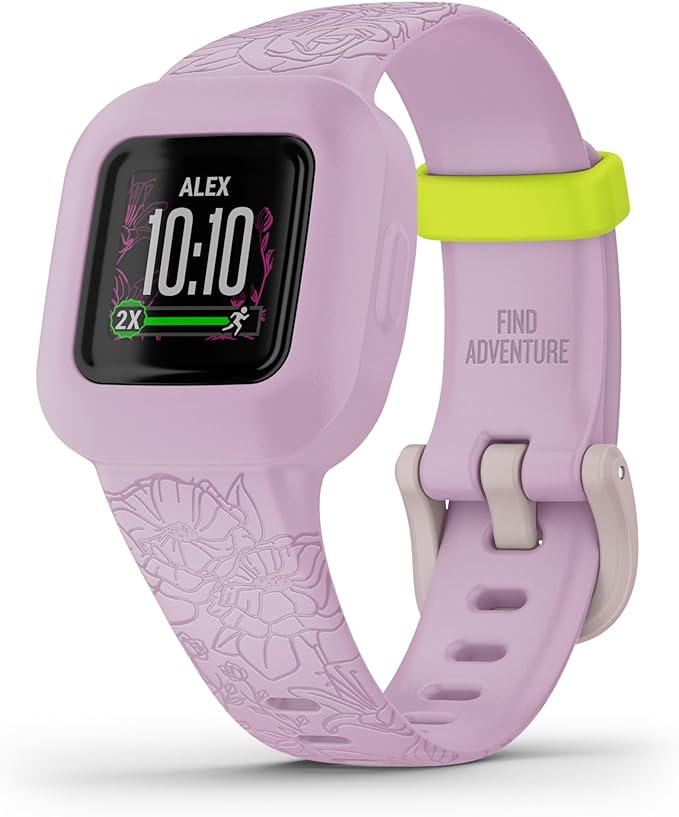 Garmin vivofit jr. 3, Fitness Tracker for Kids, Includes Interactive App Experience, Swim-Friendly, Up to 1-Year Battery L...