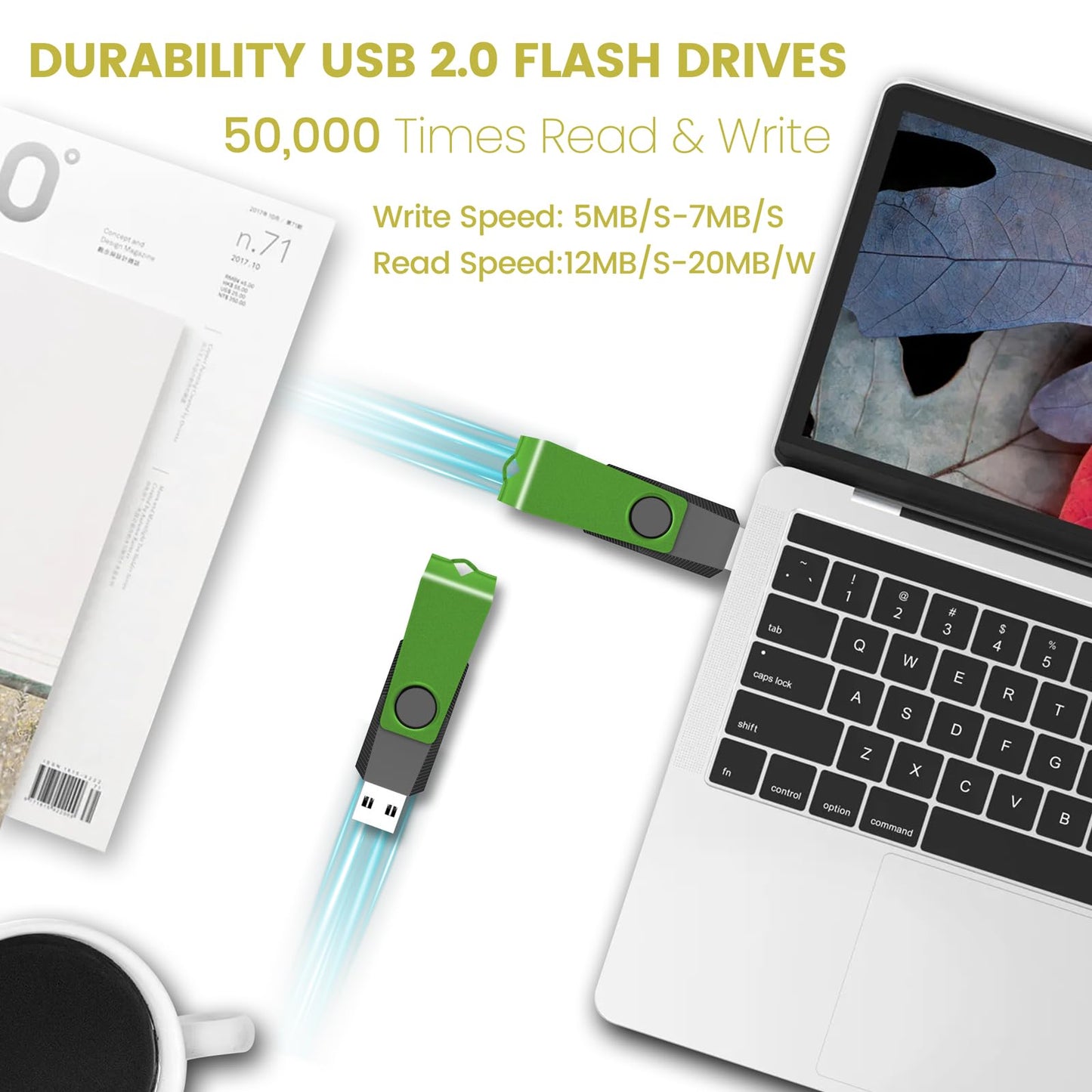 128Mb Usb Flash Drive 20 Pack Agecash Usb 2.0 Thumb Flash Drives Bulk Green Swivel 128Mb Usb Memory Stick Zip Jump Drive Multipa