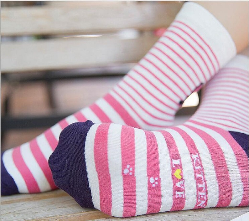 Jeasona Womens Cat Socks Cat Mom Lovers Gifts for Women Teenage Girls