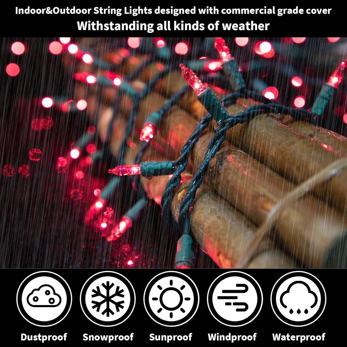 Lamphome Pink Christmas ValentineS String Lights 100 Mini Incandescent Fairy Light Decor 20 Ft Green Wire Indoor & Outdoor Party Patio Bedroom  Xmas Tree Garland Easter Holiday Decoration