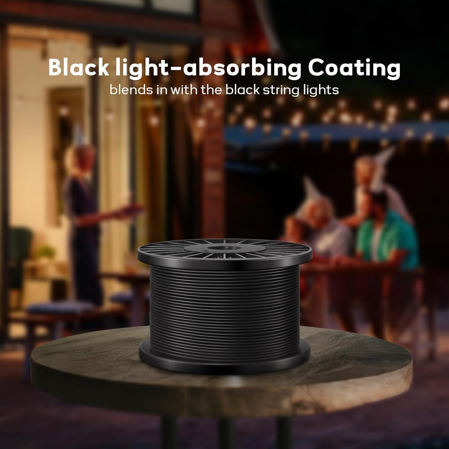Vinyl Coated Wire Rope 1/16 Inch Overmolded to 3/32 Inch, 1000FT 304 Stainless Steel Cable with 300 Pcs Crimping Sleeves for String Light Hanging Kit, Clotheslines and Trellis Wire