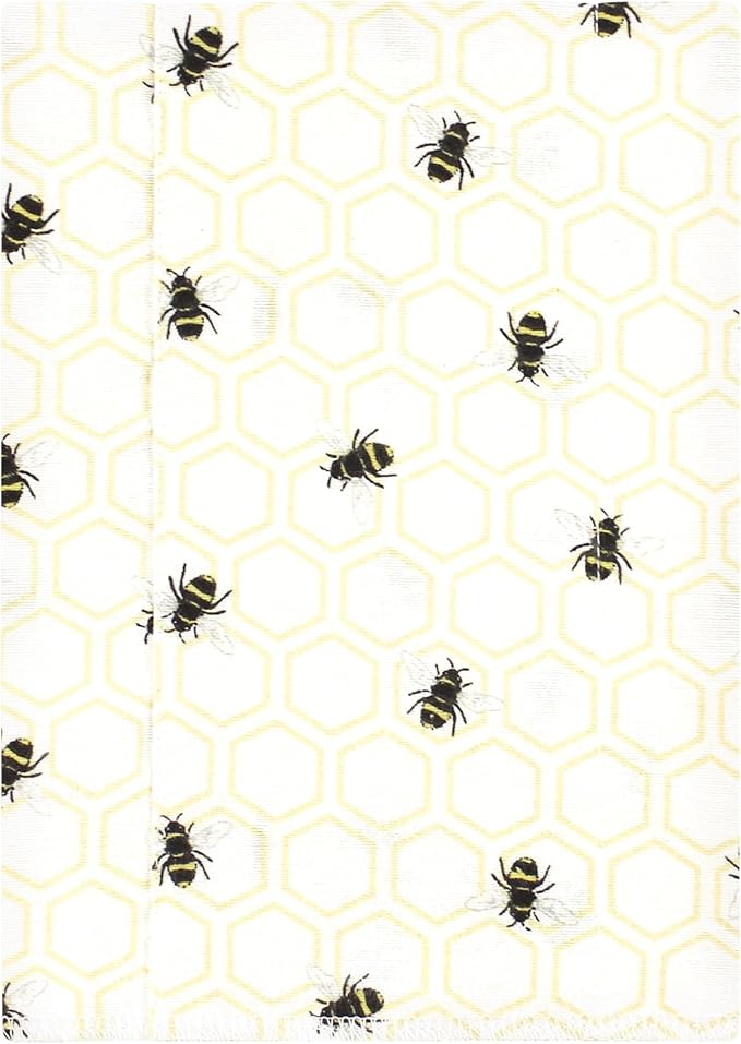 Luvable Friends Hudson Baby Flannel Burp Cloths 4pk, Golden Bees