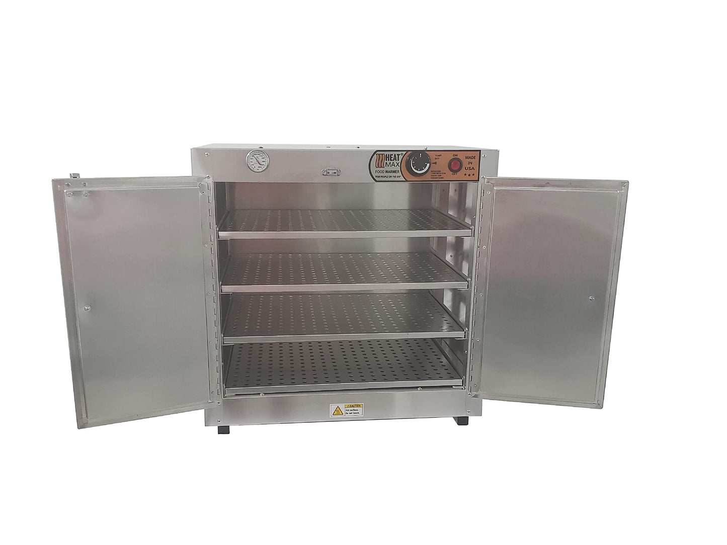 HeatMax 25x15x24 Commercial Hot Box Catering Food Warmer, Hot Food, Pizza, Pastry, Empanada, Patty, Concession, Heated Case
