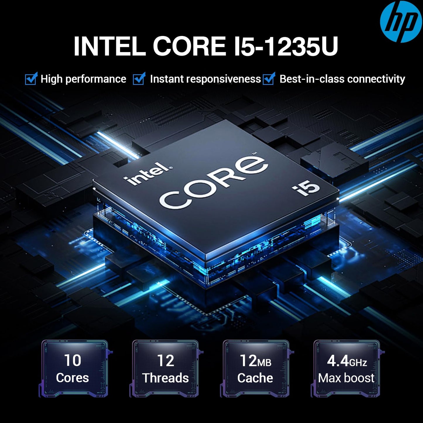 Hp 17 Laptop Computer, 17.3 Fhd Ips Laptop Pc, Intel 10-Core I5, 64Gb Ram, 2Tb Ssd, Microsoft Office Lifetime, Windows 11 Pro, W