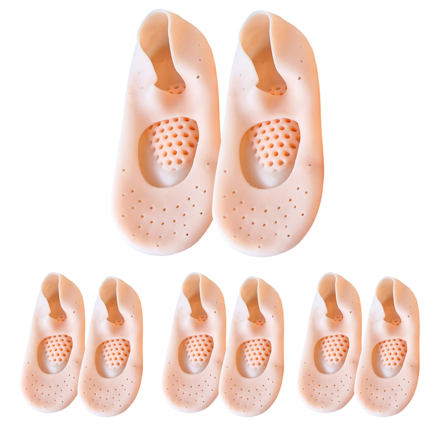 Arch Moisturizing Socks - Hydrating Gel-Lined Spa Socks for Soft, Smooth Feet - Treat Dry, Cracked Heels & Rough Skin, Unisex (L