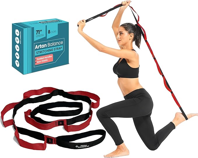 Artan Balance Stretching Straps for Flexibility, Balance, and Leg Stretching – Multiple Styles for Yoga, Ballet, Dance, Gy...