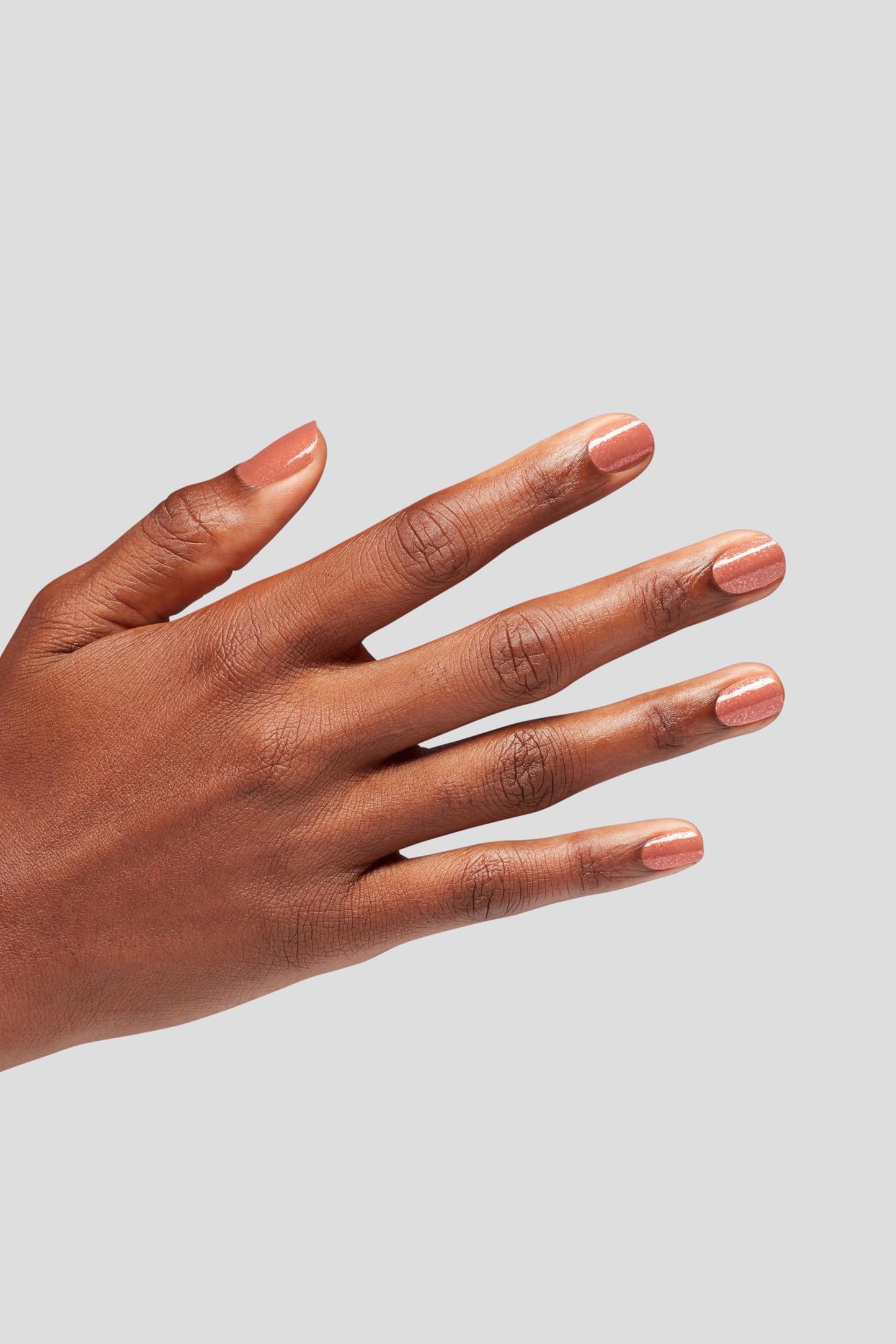 OPI Infinite Shine Knee High Stock-blings | Semi-Sheer Bright Warm Apricot Silver Shimmer Long Wear Gel Like Nail Polish | What'