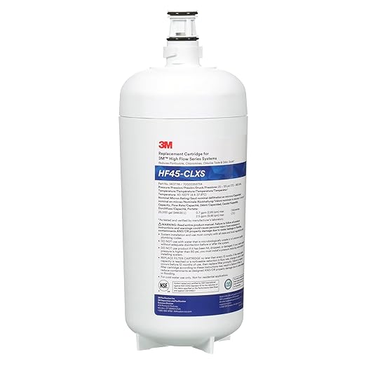 3M High Flow Series Filter Cartridge HF45-CLXS, 5637116, 5 um NOM