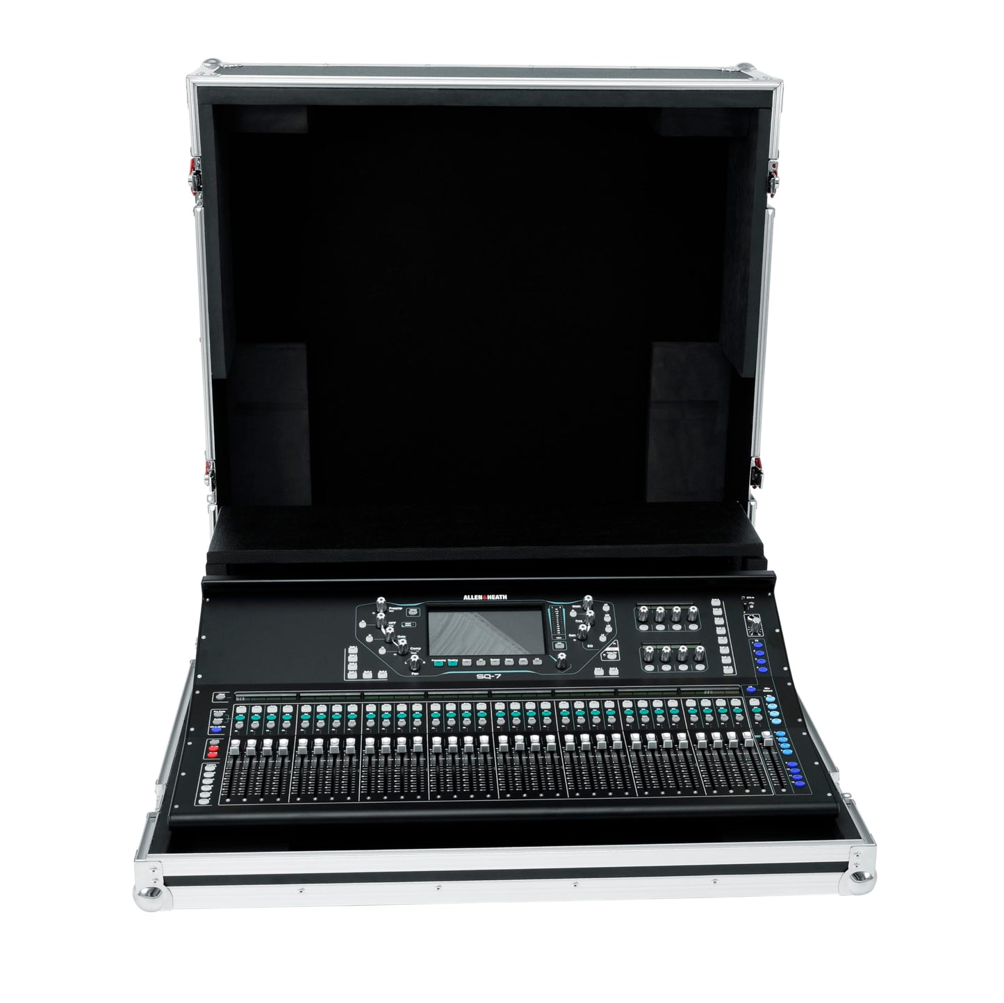 Gator Cases G-Tour Ata Style Road Case Custom Fit For Allen & Heath Sq7 Mixer With Heavy Duty Hardware & 4 Casters (Gtourahsq7)