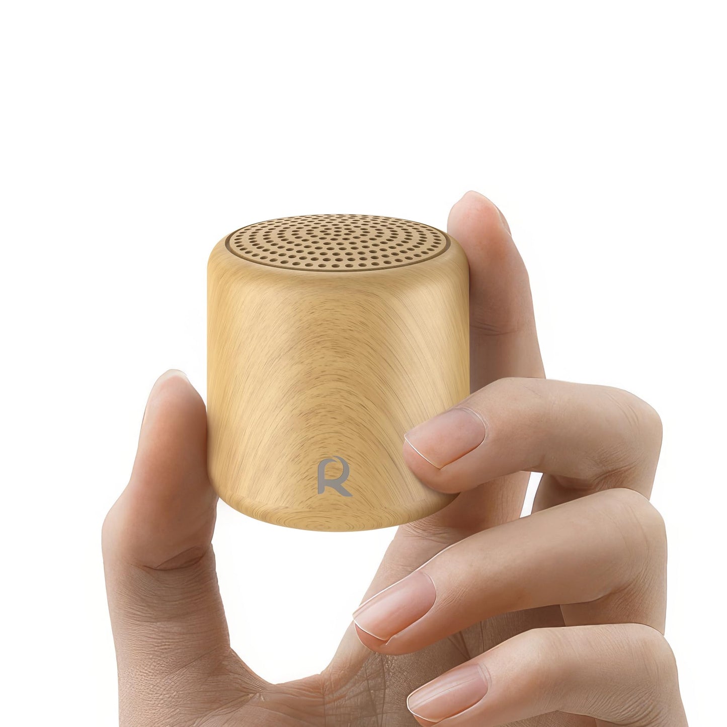Portable Sound Machine - Travel White Noise Machine for Adults & Baby, 16 Relaxing Sounds, Timer & Rechargeable, Mini for Office, Hotel, Home (Wood)