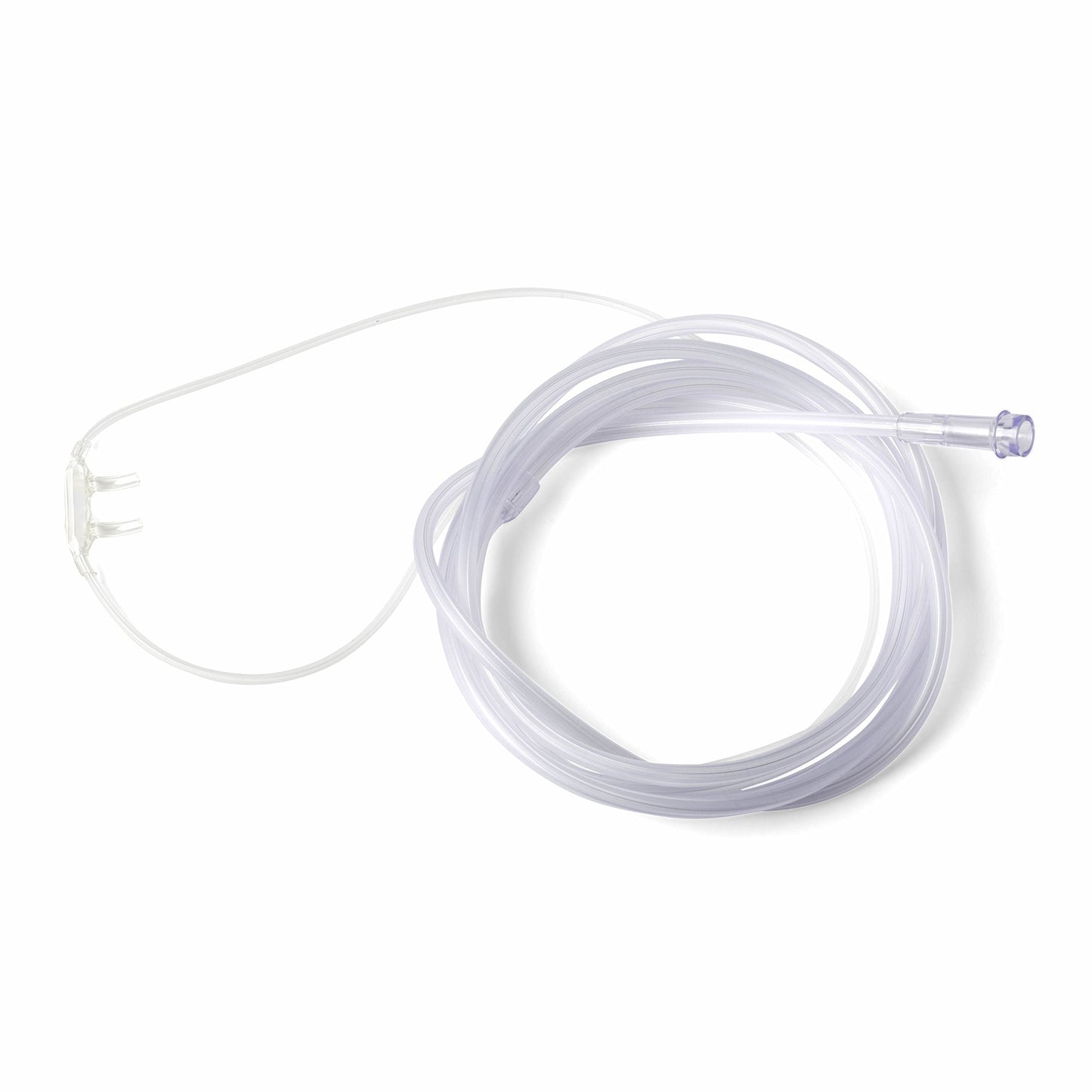 Medline Supersoft Nasal Oxygen Cannula, Universal Connector, 25-Foot Tubing, Adult Size, Pack of 25