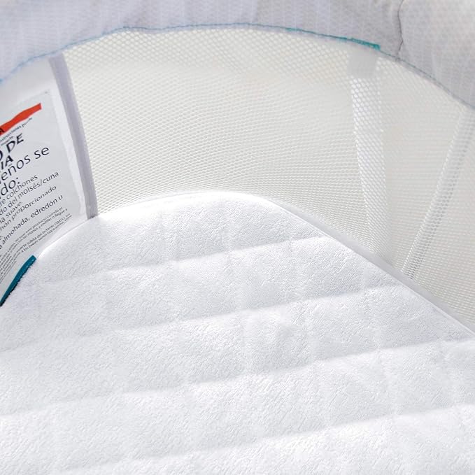 Waterproof Bassinet Mattress Pad Cover Fit for Fisher-Price Soothing Motions/Fisher-Price Luminate Bassinet, 2 Pack, Ultra Soft Surface, Breathable and Easy Care