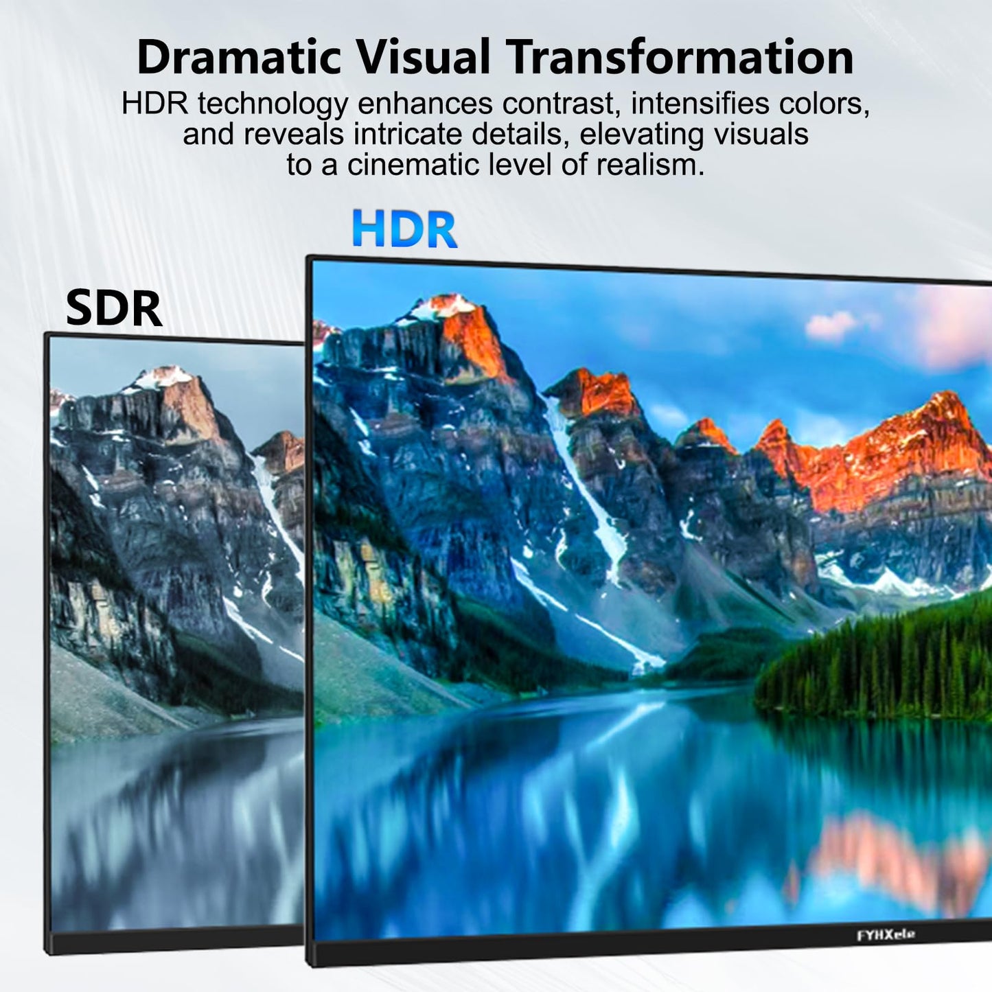 32 Inch 4K UHD 3840 * 2160 Computer Monitor 75hz 1MS, IPS Monitor for Design, Casual Gaming, Work, Ultra-Slim Bezel Monitor Support Adaptive-Sync,100% sRGB,HDR,2X DP & 2X HDMI, VESA 100 * 100mm