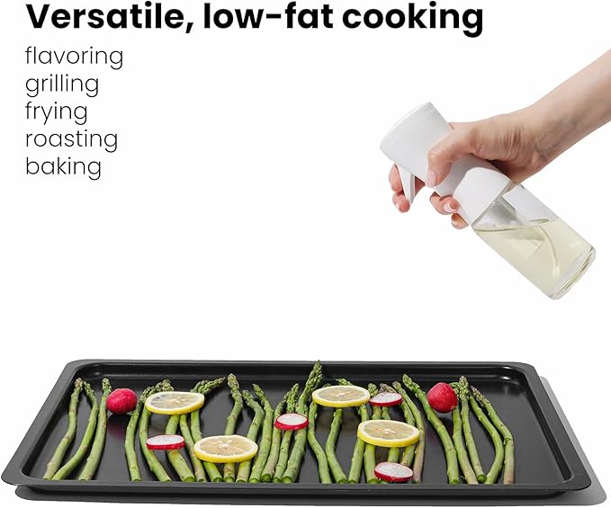 Mistifi Fine Mist Olive Oil Spray for Cooking, Air Fryer, BBQ, Salad, Healthy Nonstick Frying, Home & Commercial Kitchen Use (150ml Glass bottle) FS886