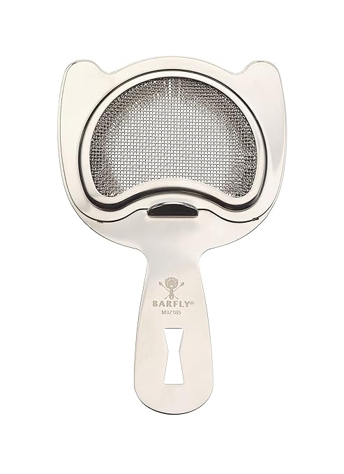 Barfly Fine Mesh Spring Strainer, Stainless Steel