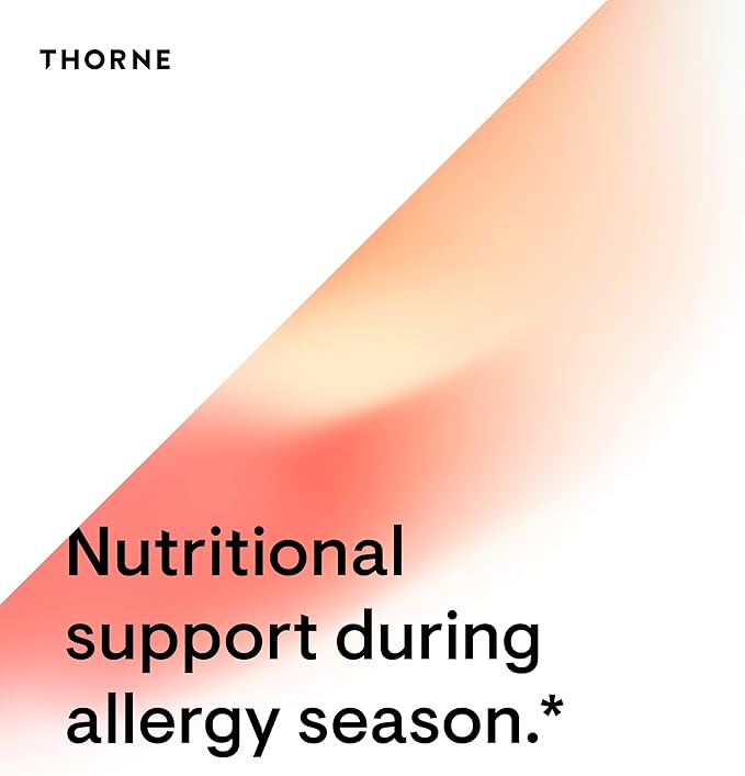 THORNE Quercetin Complex (Formerly Quercenase) - Nutritional Support for Seasonal Allergies* - 60 Capsules - 60 Servings
