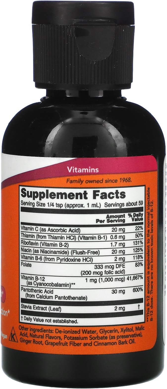 Now Foods - Liquid B-12 (B Complex) 2 fl oz