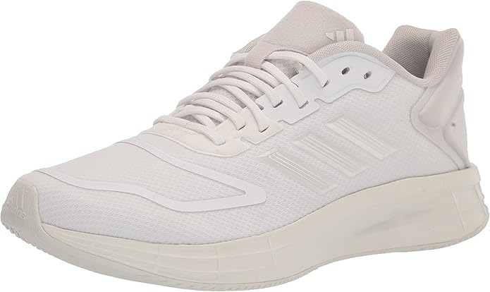 adidas Women's Duramo 10 Running Shoe, White/Zero Metallic/Grey, 7
