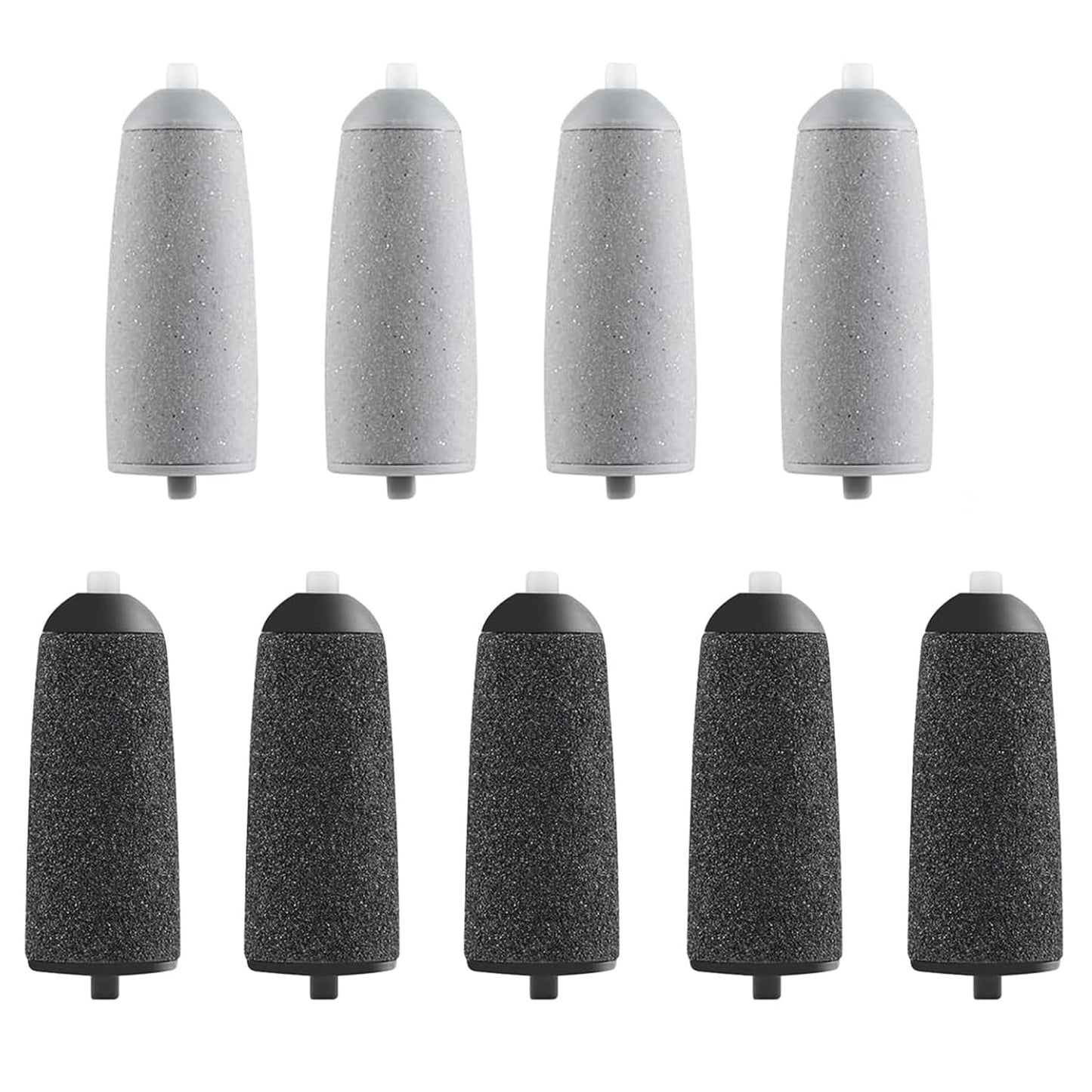 9 Pack Pedicures Replacement Heads, Electric Foot Callus Remover Roller Refills Include 5 Extra Coarse & 4 Regular Coarse Heads