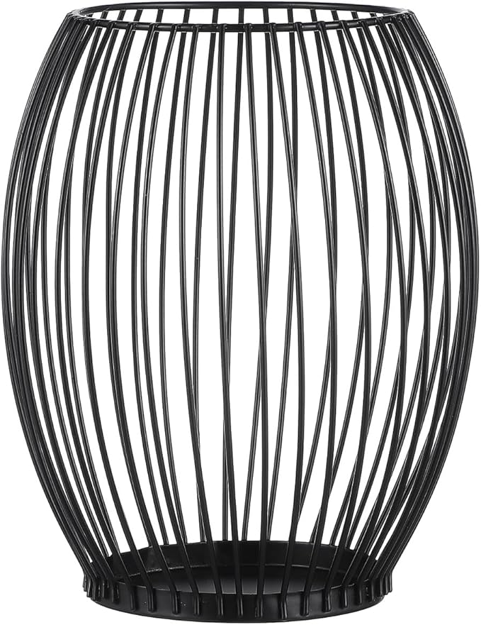 Luxshiny Coffee Pod Holder, Metal Espresso Pod Baskets Black Wire Baskets for Counter Small Space Storage Station Organizer Coffee Bar Accessories - 5.31"W x 6.09"H
