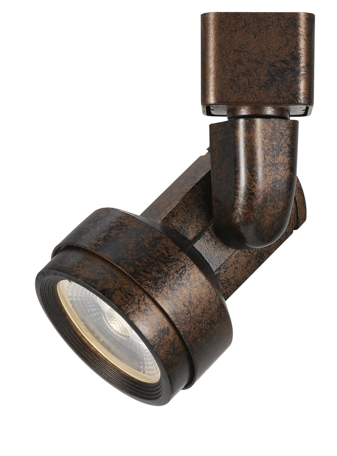 Cal Integrated LED Track Fixture, 10W, 3300K, 650 Lumen, Dimmable, Metal, 4.20x2.70x3.20, Rust,