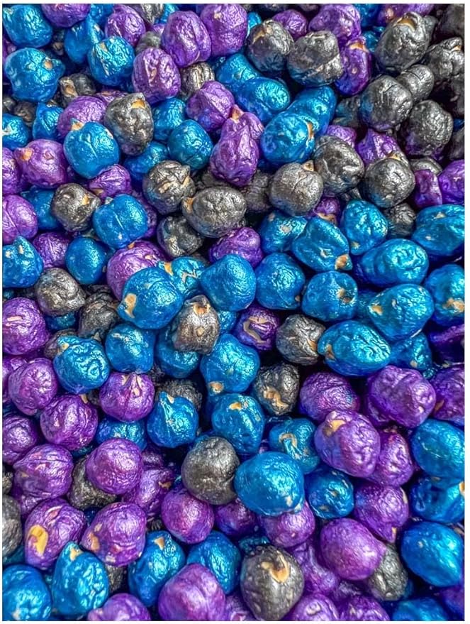 Colored Chickpeas for Sensory Play and Sensory Bins - Many Different Seasonal Colors (2 Cups, Outer Space 1)