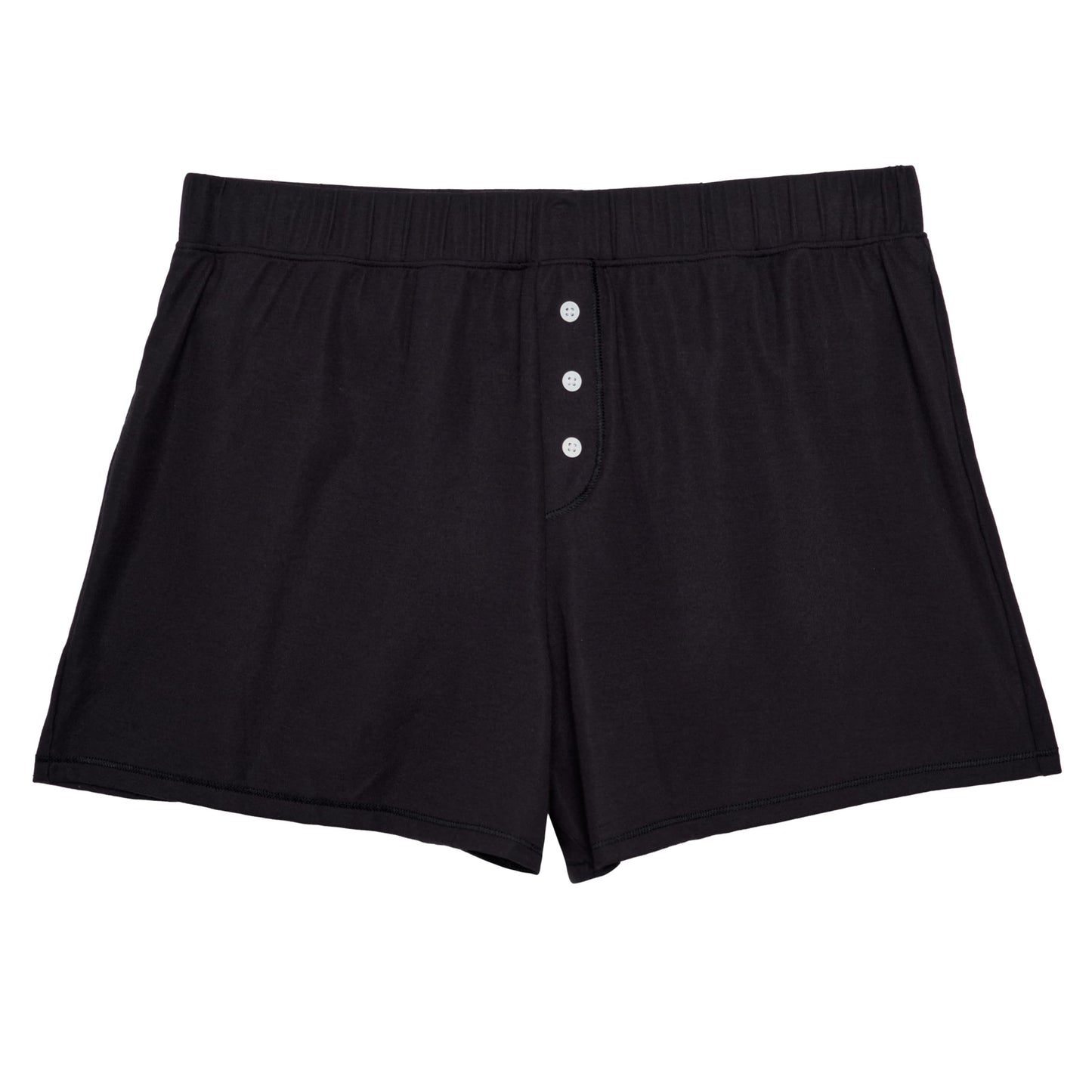 Thinx Ultra-Soft Period Underwear, Overnight Sleep-Shorts Leakproof, Holds Up to 12 Regular Tampons*, Period Underwear for Women, Reusable & Controls Odor, Black, L