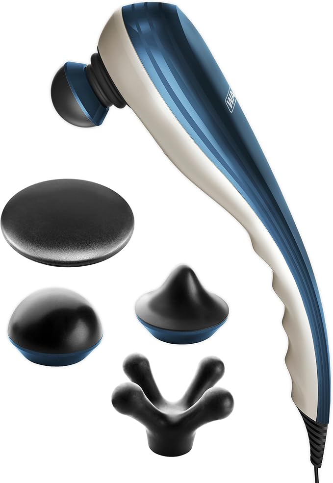 Wahl Deep Tissue Corded Long Handle Percussion Massager, Handheld Therapy with Variable Intensity to Relieve Pain in The B...
