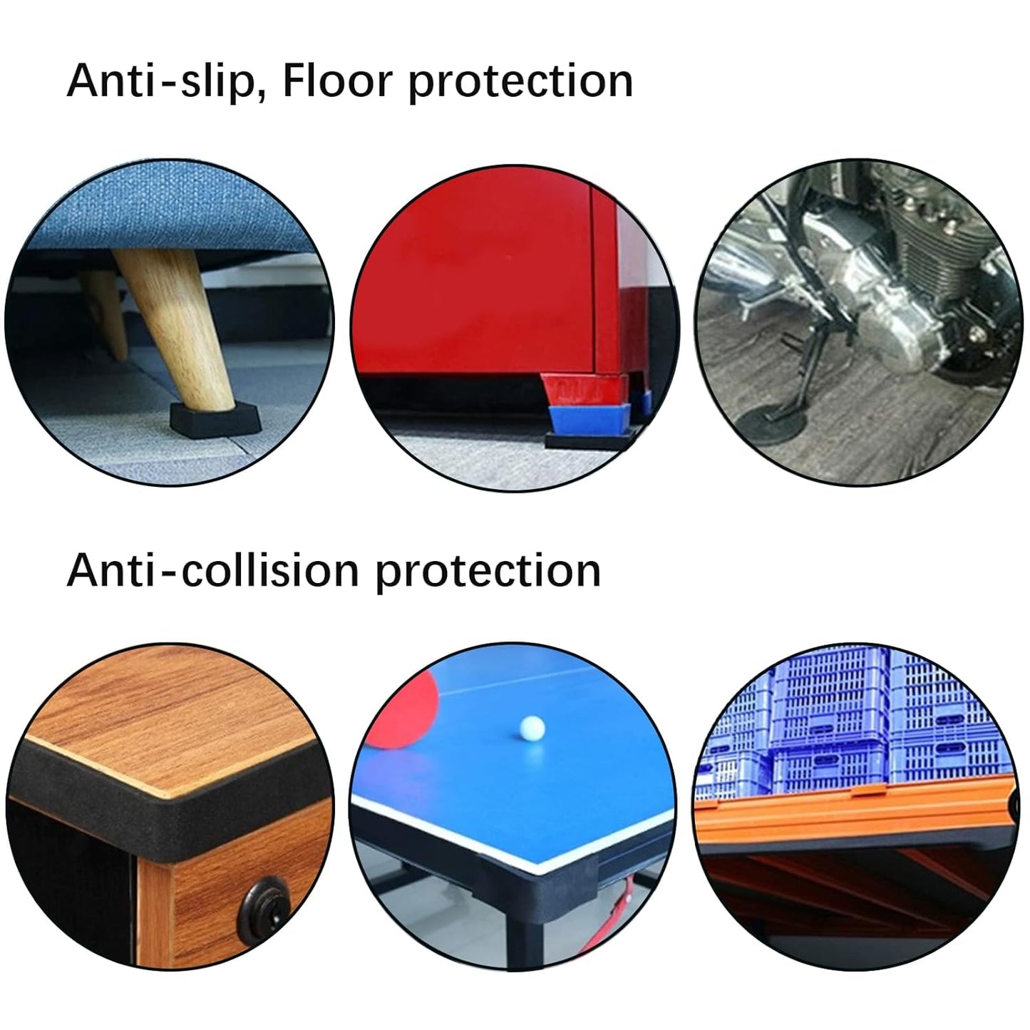Solid Rubber Strips, Sheet, Rolls 1/4 (.25)" Thick X 2" Wide X 10'Long, Solid Rubber Rolls for DIY Gaskets, Anti-Slip Pads, Flooring, Bumpers