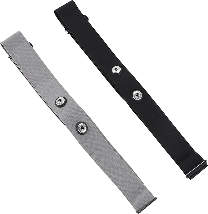 Rich Green Valley Heart Rate Monitor Chest Strap Compatible with Polar H10 H9 H7 H1 Wahoo Tickr Garmin HRM CooSpo,Black&Gray