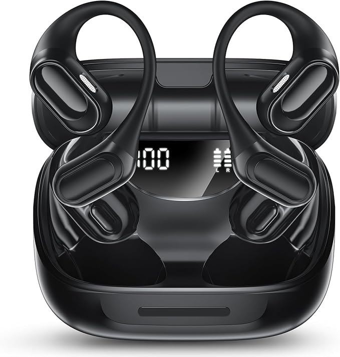 OWMSIC Wireless Earbuds, Sports Bluetooth 5.4 Headphones with ENC Noise Cancelling Mic, 67 Hrs Playtime Ear Buds with LED ...