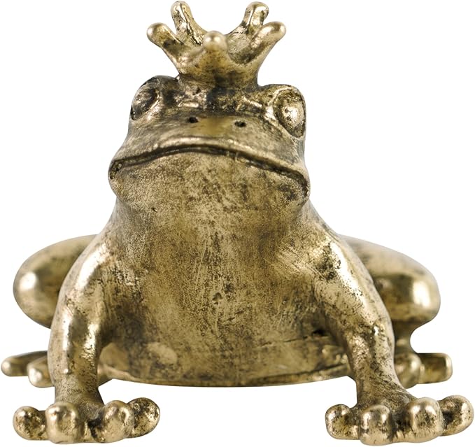 Vintage Frog Beer Bottle Opener Functional Bottle Opening Father's Day Christmas Birthday Gift for Men Husband Father Beer Lovers Funny Metal Decor for Homes Kitchen Man Cave, Gold