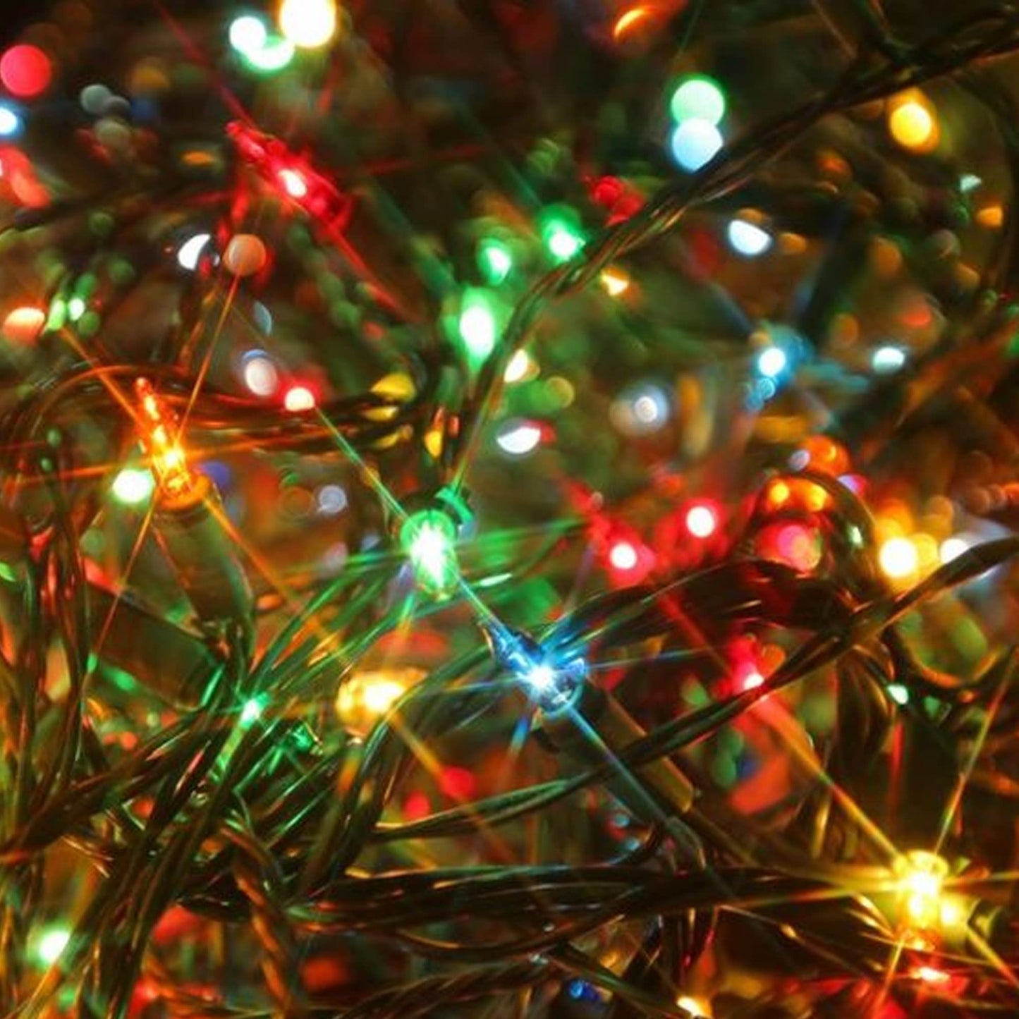 Dazzle Bright Multi-Colored Christmas Mini String Lights, 20FT, 100 Count, Waterproof, Model ZF-100-2/SB