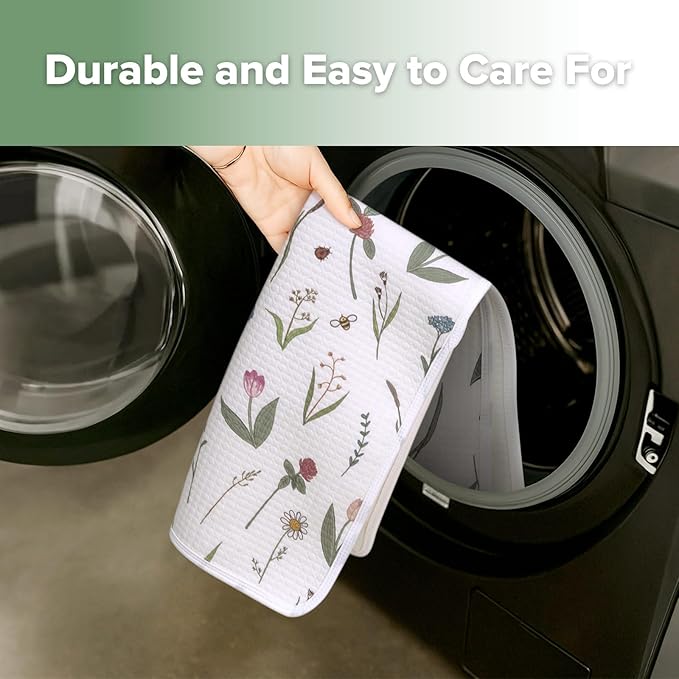 haakaa Waterproof Changing Pad Liners, 100% Cotton, Soft & Breathable (2pcs, 13" x 27.5" Honey Blossom+Vintage Garden)