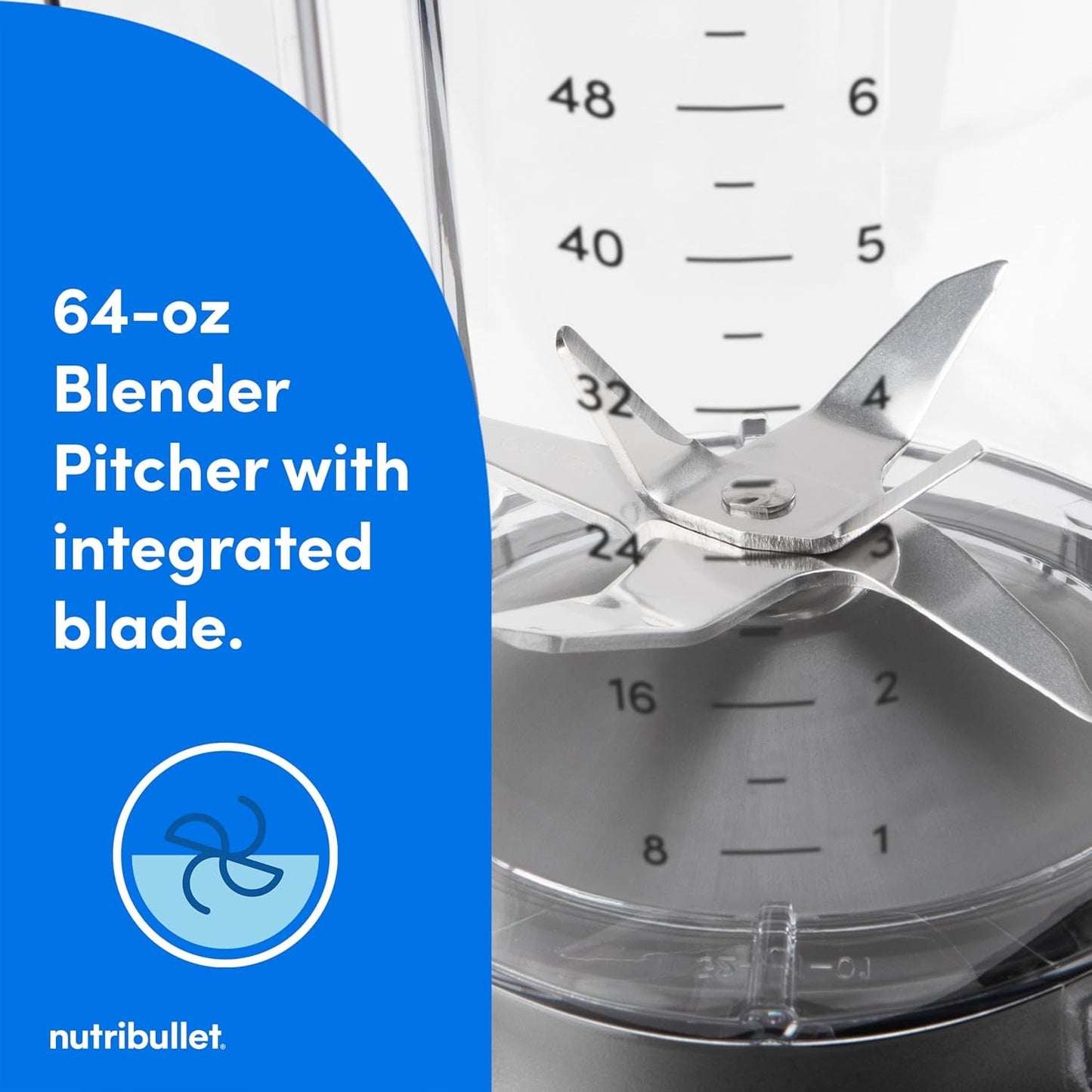 Smartsense 5-Speed, Full-Size Blender, 1400 Watt- Gunmetal Gray