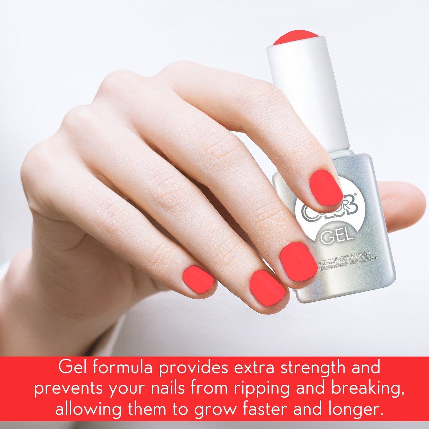 Color Club Flushed Color Club Gel + Lacquer Duo Includes 1 Each Of 05gelnr15 and 05anr15, 0.5 fluid_ounces