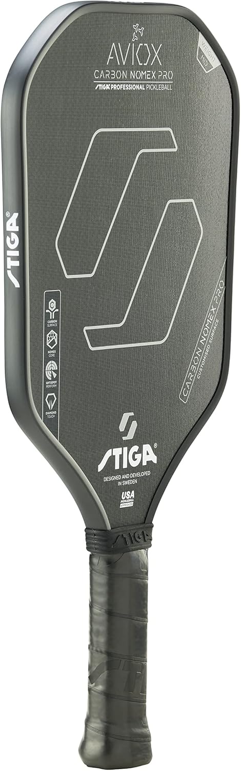 STIGA Aviox Pickleball Paddle | Midweight Paddle - USAPA Approved - Designed in Sweden
