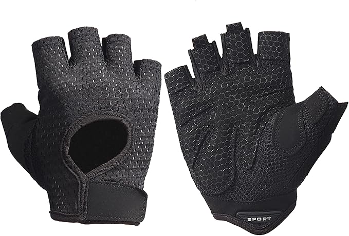 SUJAYU Workout Gloves for Women & Men, Gym Gloves Weight Lifting Gloves for Men, Mens Workout Gloves Fitness Gloves