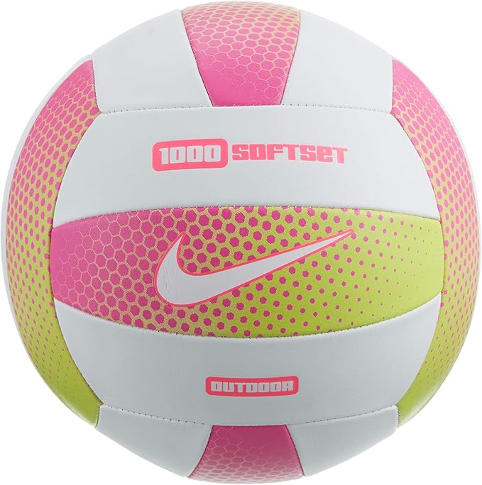 Nike Softset 1000 Outdoor Volleyball 5 Pink/White