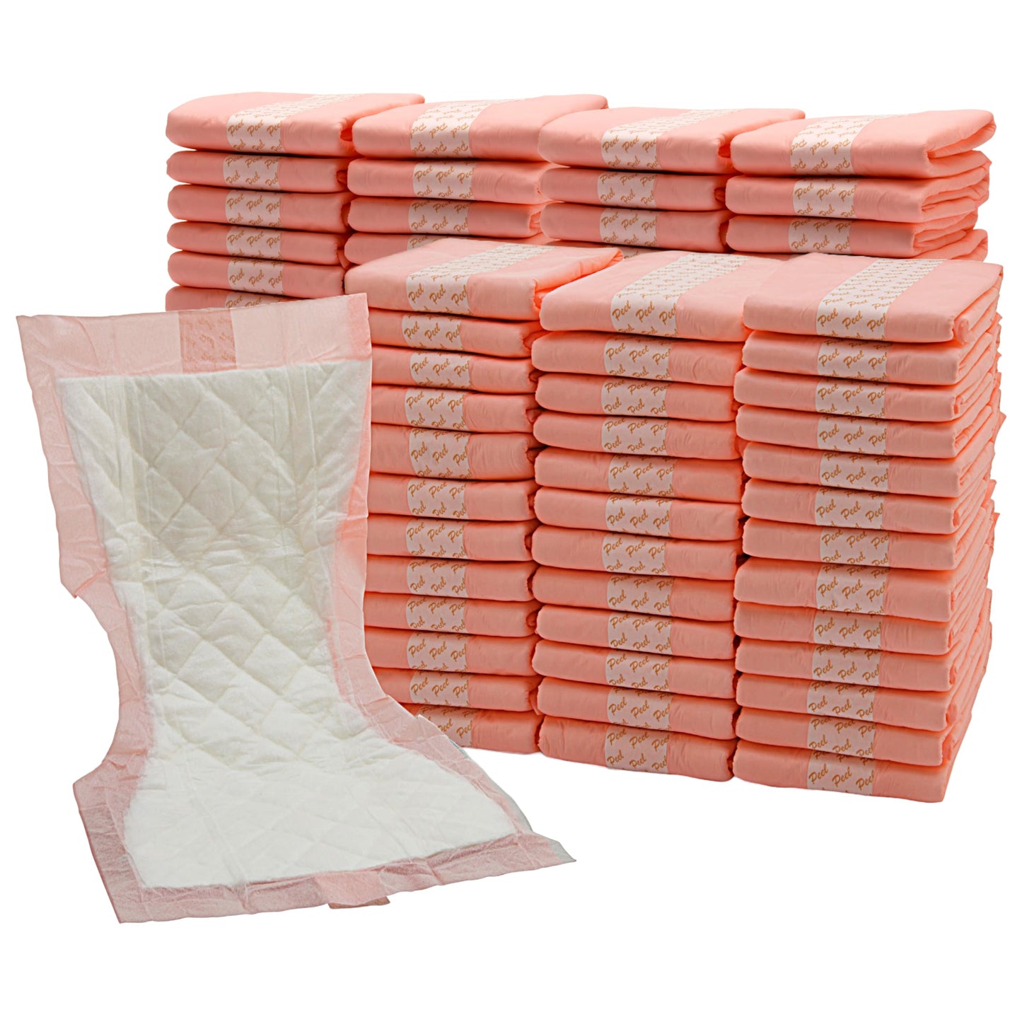 Vakly Extra Large Postpartum Maternity Pads [100 Pack] Hospital Style Super-Absorbent Contoured Pad Liners - 7" Wide X 14" Long - Heavier Overnight Post Birth Protection for Women -Incontinence Liners