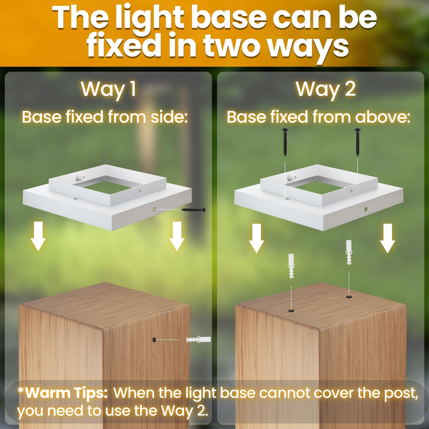 Mlambert 12 Pack Solar Post Cap Lights Outdoor  Waterproof Deck Fence Post Light For 4X4 Wood/Vinyl Posts  6X6 Wooden Posts  Cool/Warm Lighting  White