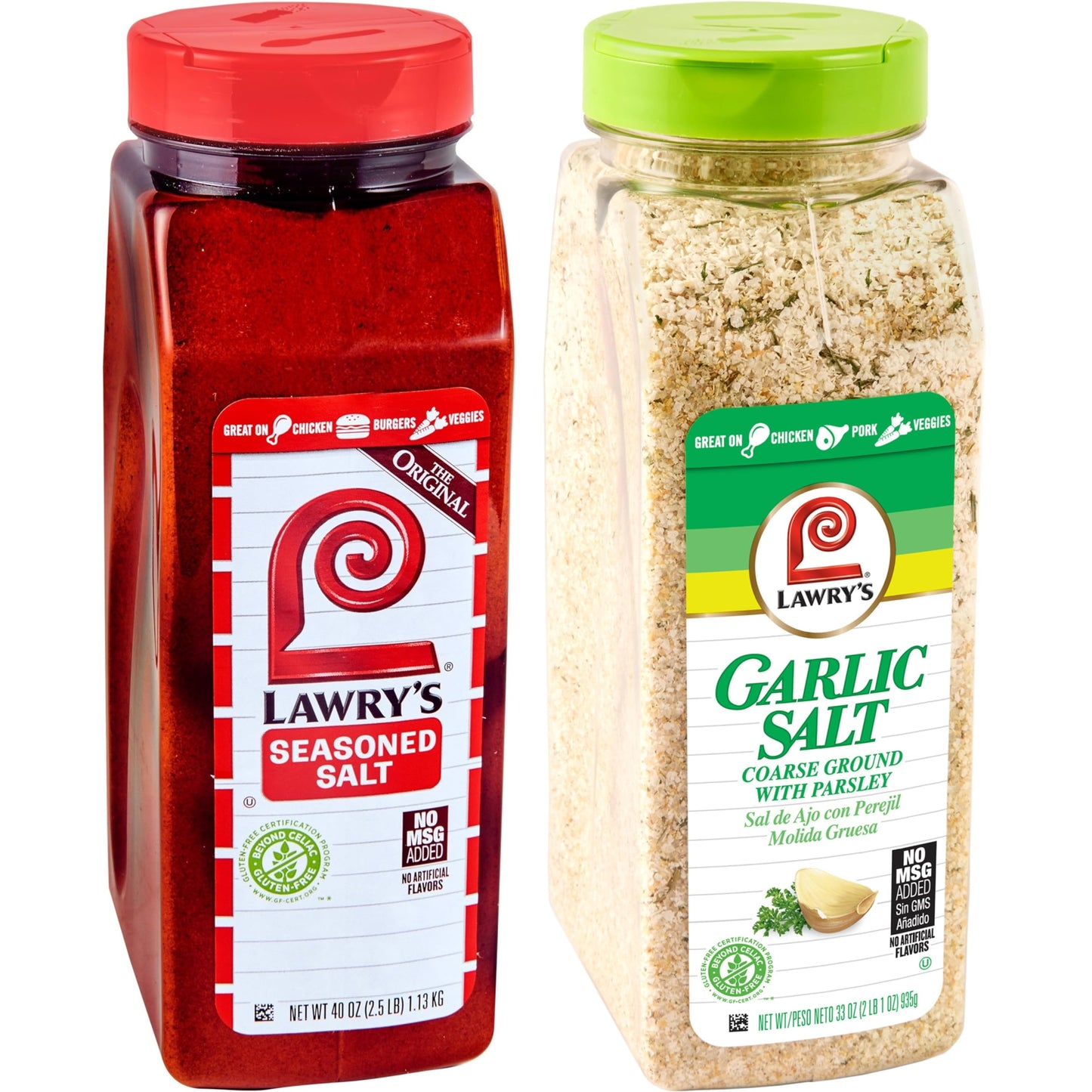 Lawry s Seasoned Salt and Garlic Salt Bundle, 73 oz