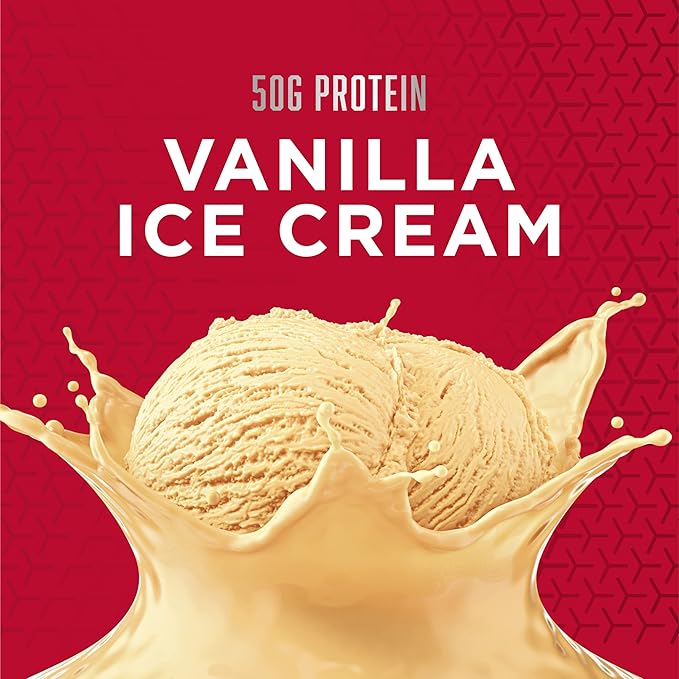 BSN TRUE-MASS Weight Gainer, Muscle Mass Gainer Protein Powder, Vanilla Ice Cream, 5.82 Pound