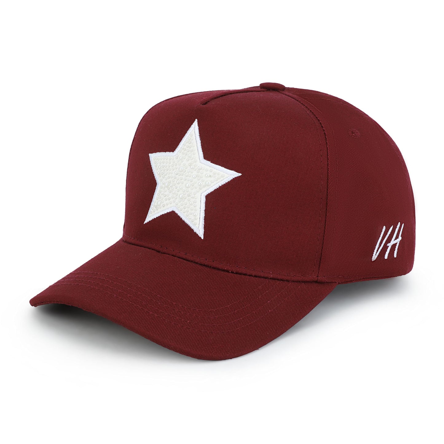 VINTAGE HAVANA Rise 15 Trucker Hats Women & Men Maroon/Pearl | Western Retro Adjustable Snapback Hat | Preppy Cute Trendy Fashion Baseball Cap