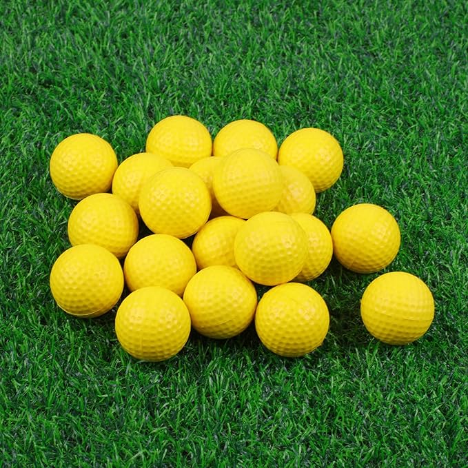 Guirnd 20 Pack Practice Golf Balls, 41mm Foam Golf Balls, Realistic Feel and Long Lasting Limited Fligh Practice Golf Ball...