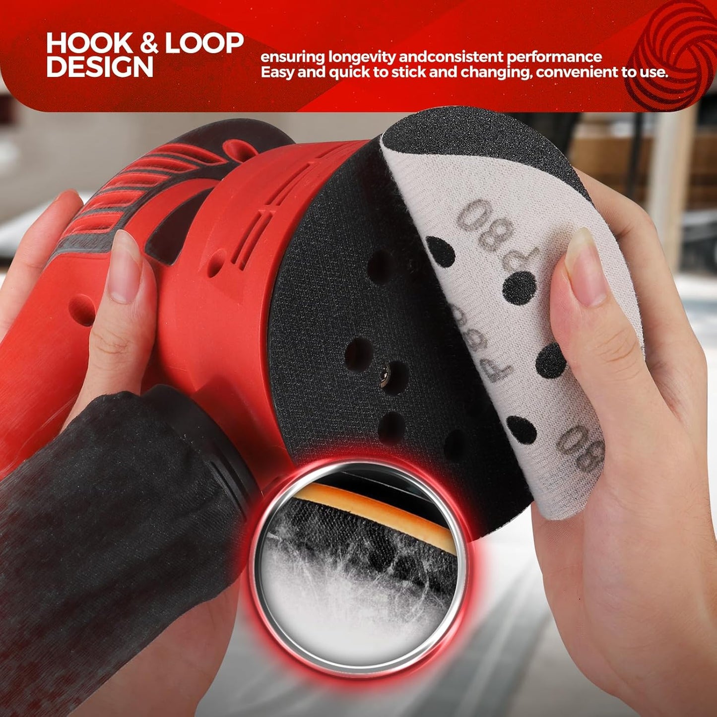 50PCS 5 inch Wet Dry Sanding Discs 1000/1200/2000/3000/5000 Grit, Silicon Carbide Orbital Sander Hook and Loop Sandpaper, Best for Metal, Automotive Sanding
